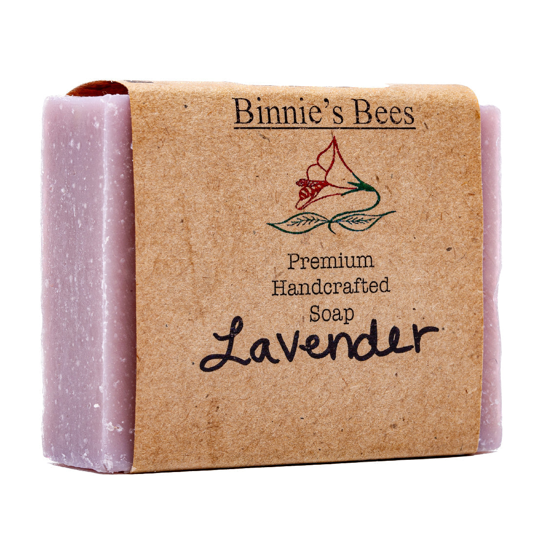 Binnie's Bees Bar Soap - Lavender