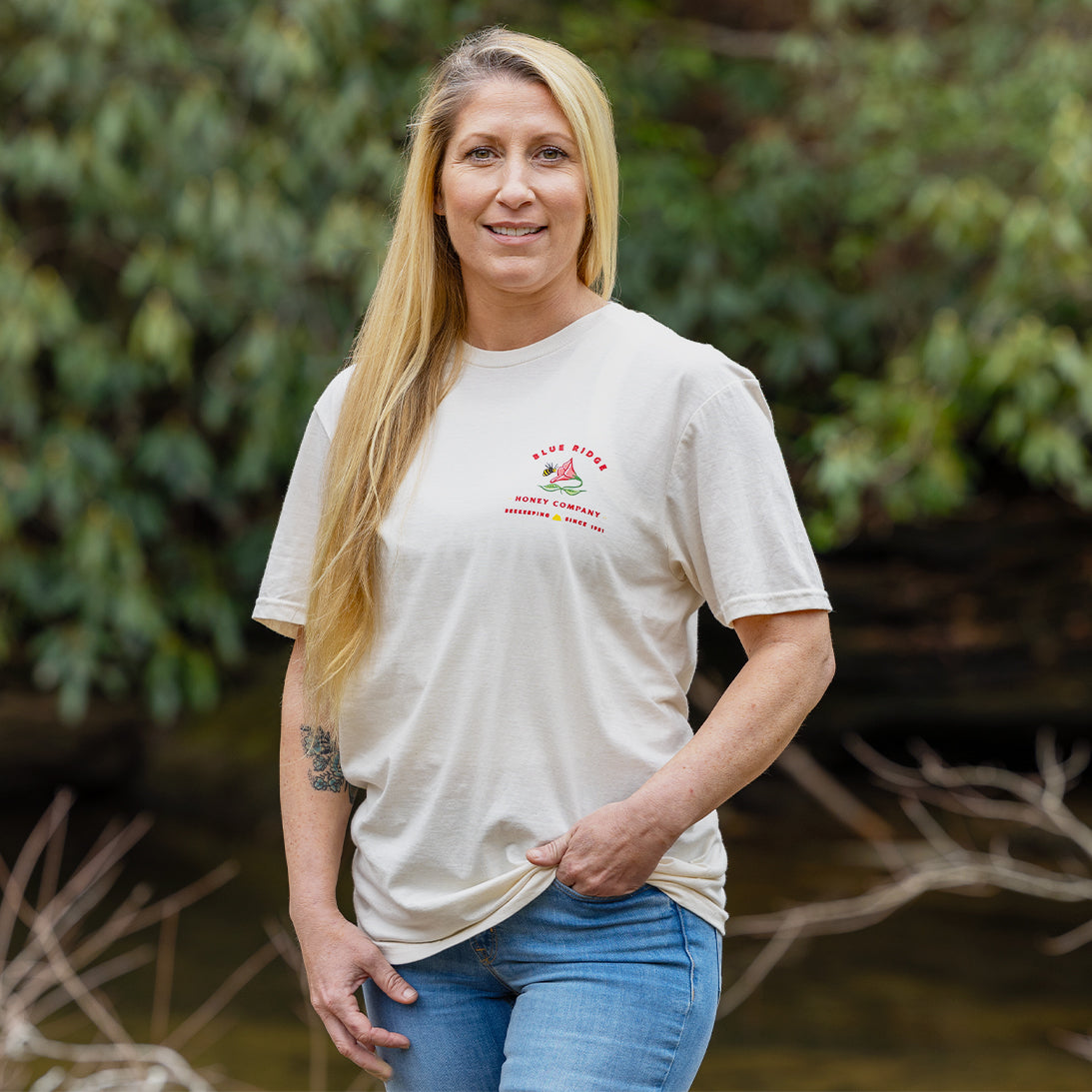 Farmer/Beekeeper/Crazy Person - Cream Short Sleeve Shirt