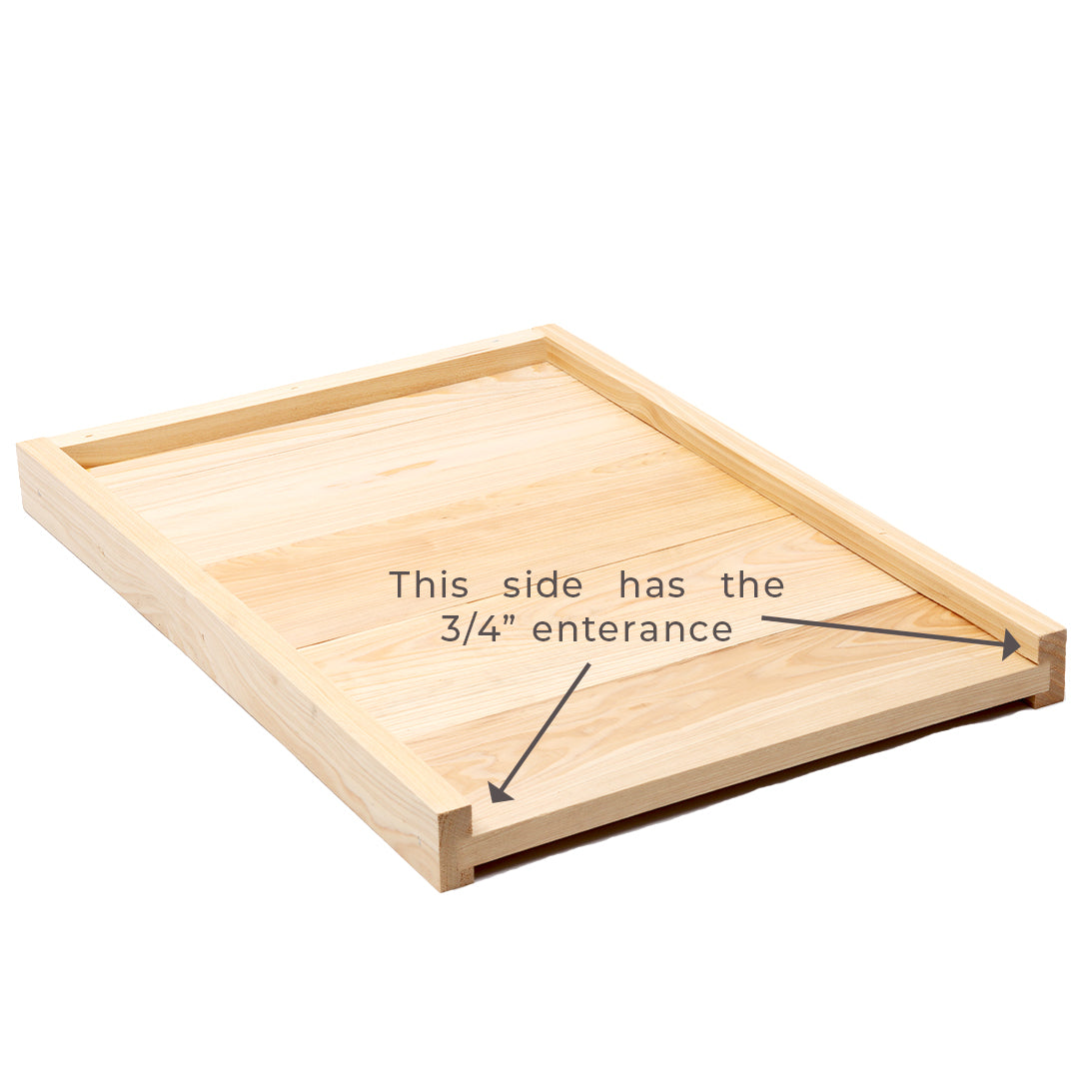 Commercial Cypress Reversible Bottom Board