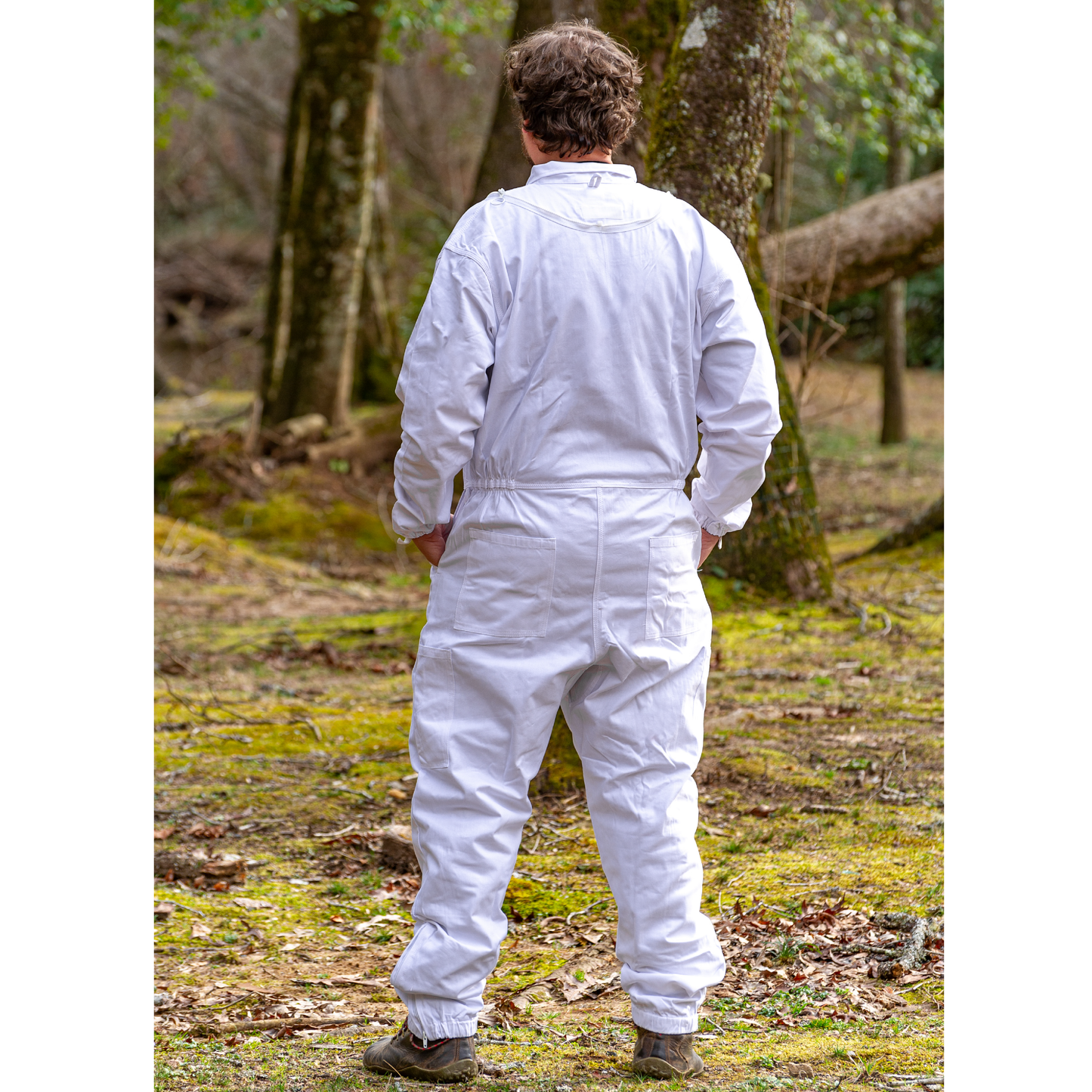 Full view of Beemaster beekeeping suit without veil