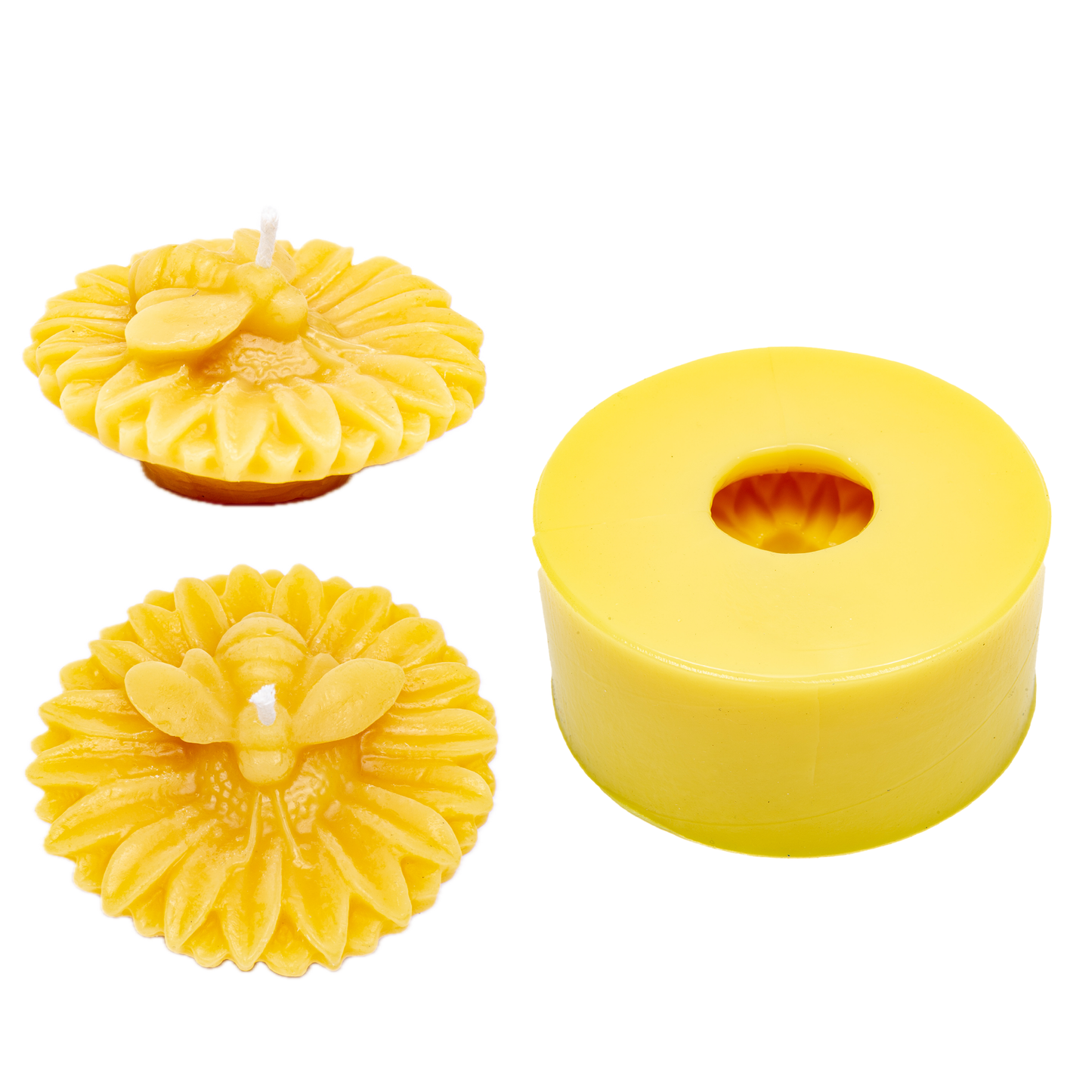 Floating Sunflower w/ Bee Mold
