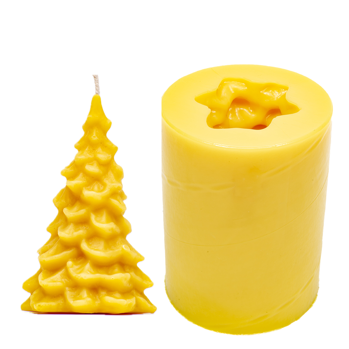 Large Christmas Tree Candle Mold