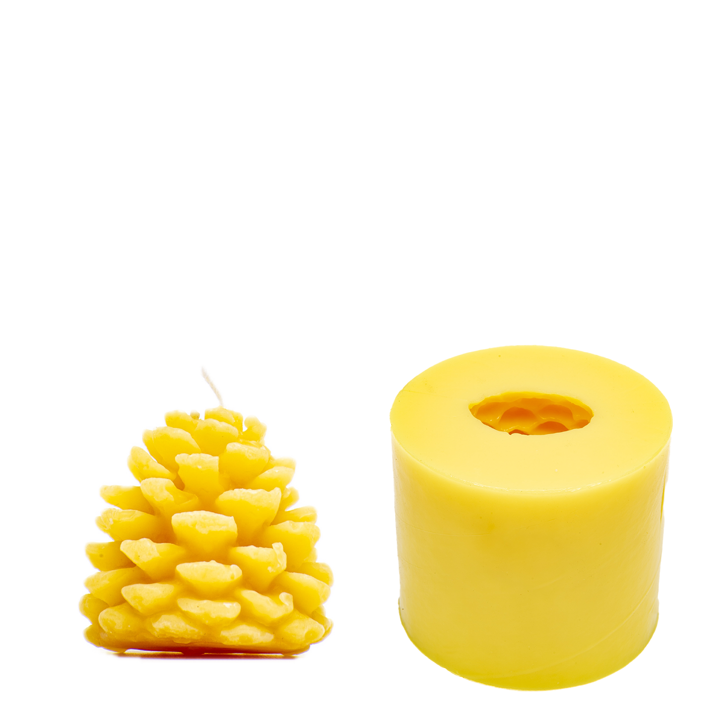 Small Pine Cone Candle Mold