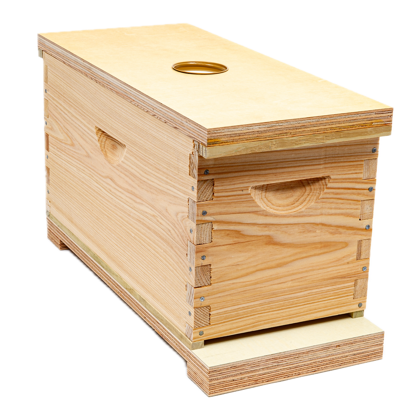 Unpainted Assembled 5 Frame Nuc Box w/ Top & Bottom Boards