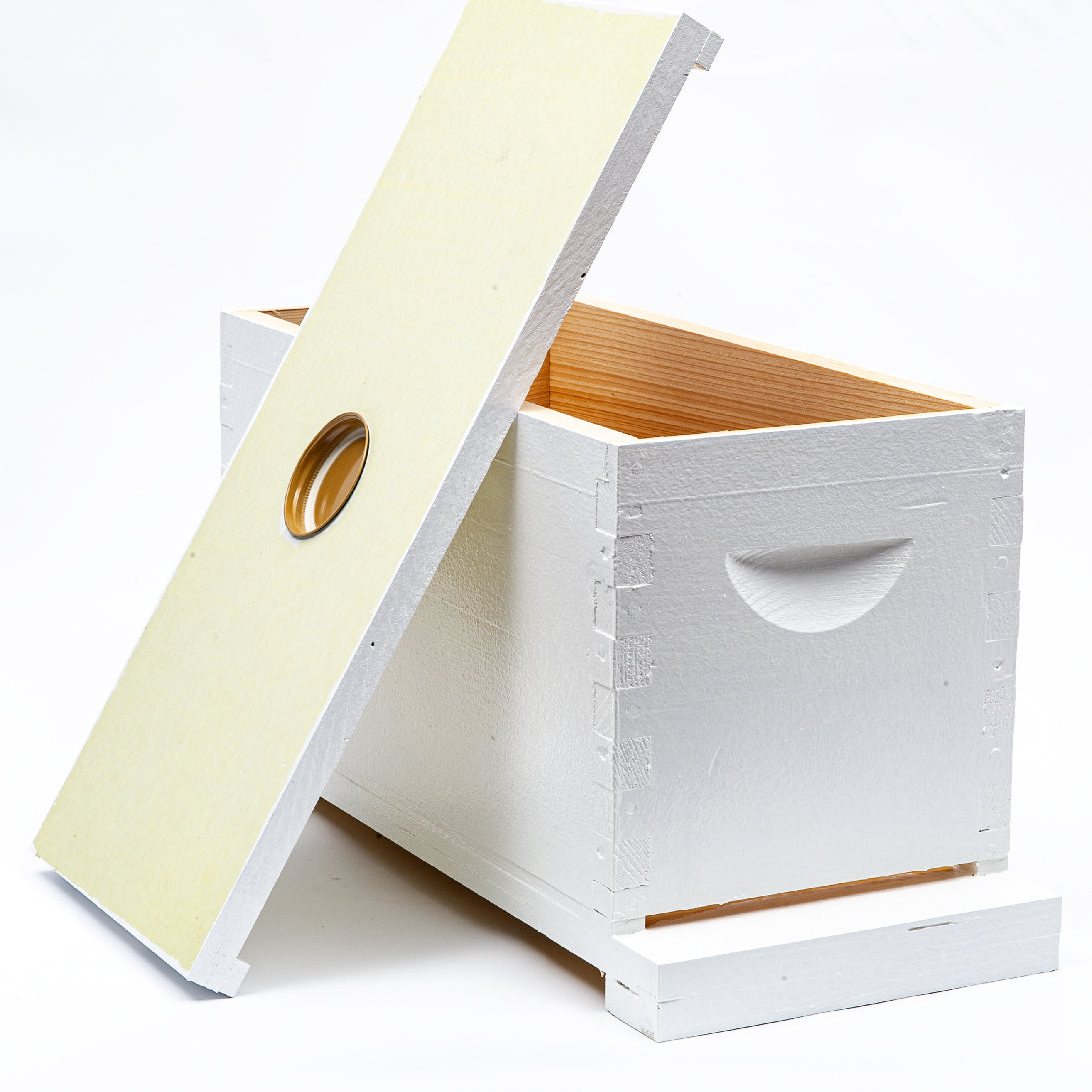 Painted Assembled 5 Frame Nuc Box w/ Top & Bottom Boards