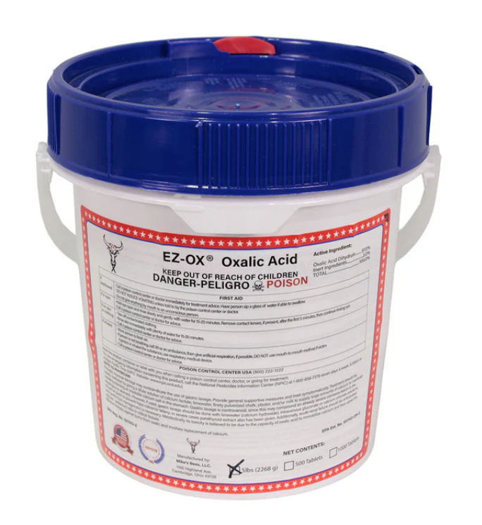 EZ-OX Oxalic Acid Powder-EPA Certified - Blue Ridge Honey Company