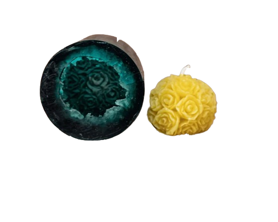 Rose Ball Candle Mold