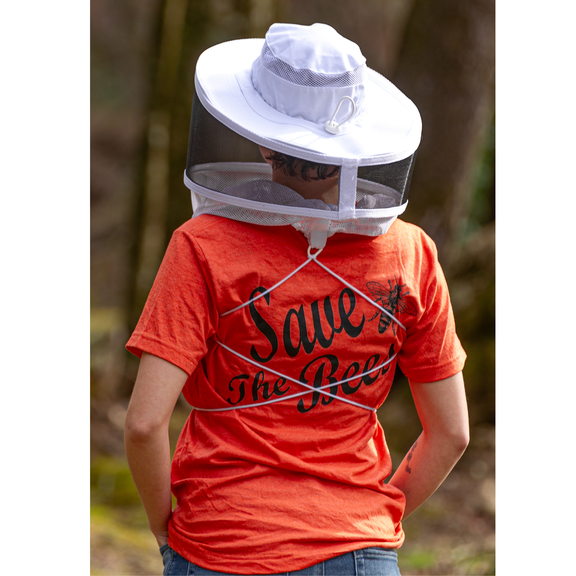 One-piece Clear-Vue beekeeping hat and veil combo with reinforced brim and crush-resistant mesh.