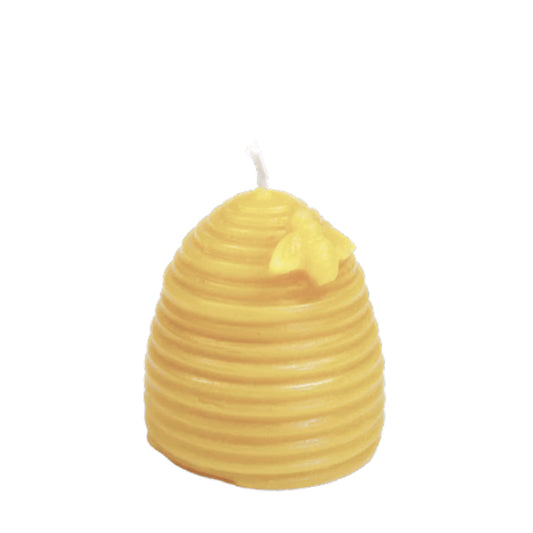 2" Skep with Honey Bee Candle