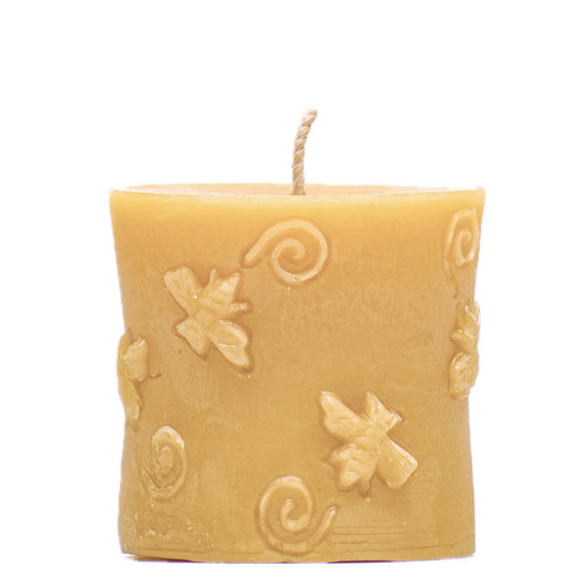 Bee Cylinder Candle