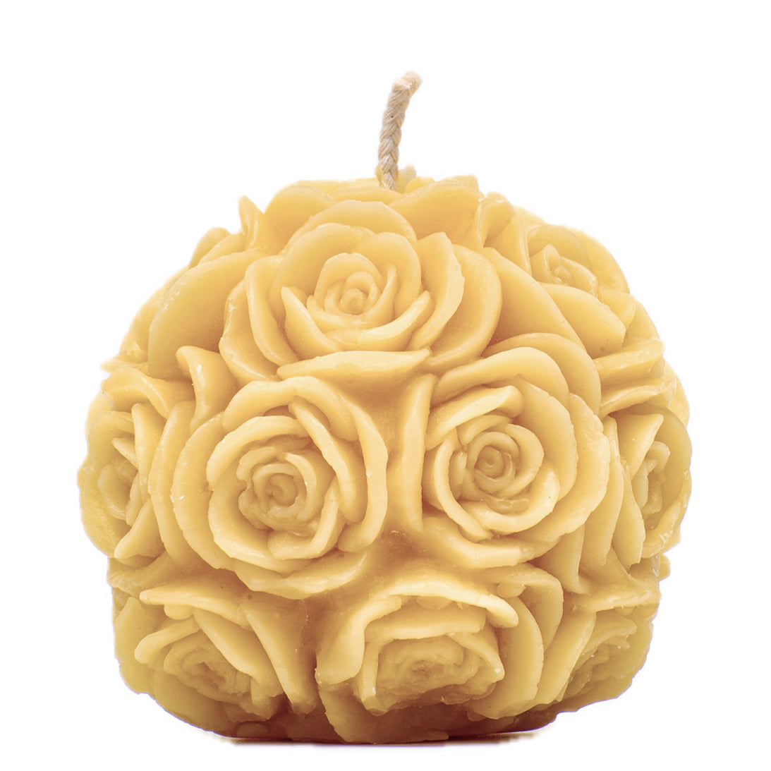 Large Rose Ball Candle