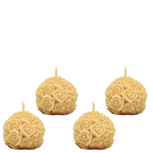 Small Rose Ball Set of 4