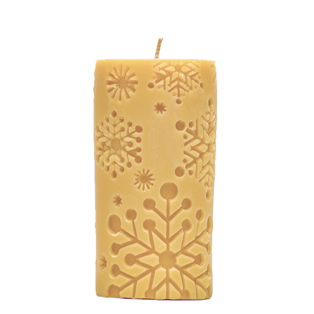 Snowflake Cylinder Candle