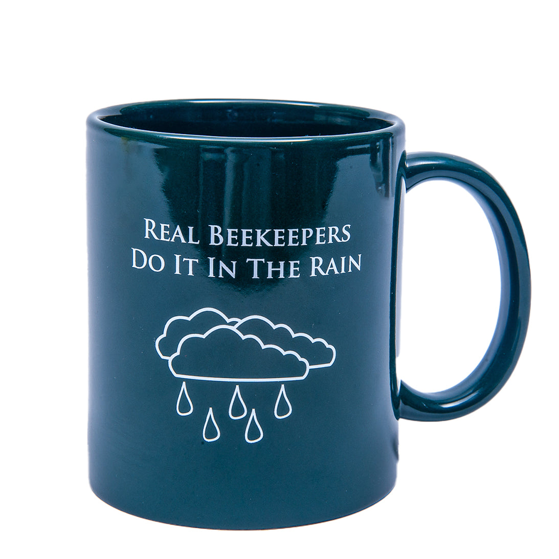 Real Beekeepers Do It In The Rain Mug in Navy