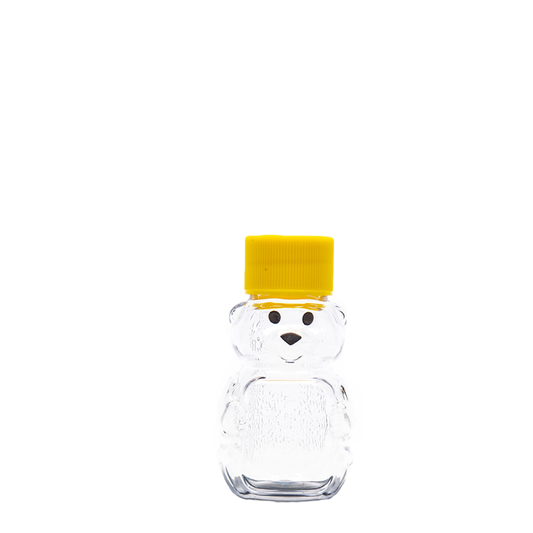 2oz. Plastic Bear with Lid