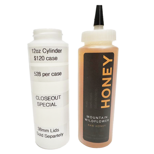 12 oz Opaque Cylinder no lid (case of 528)