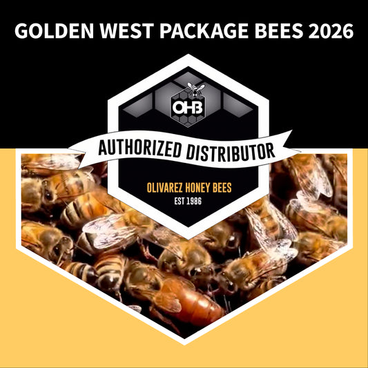 Olivarez Honey Bees – Golden West Package Bees (For Pickup Only)