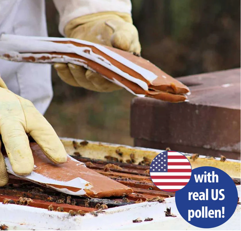 HiveAlive High-Performance Pollen Patty 10lb. Case (15% Real Pollen)