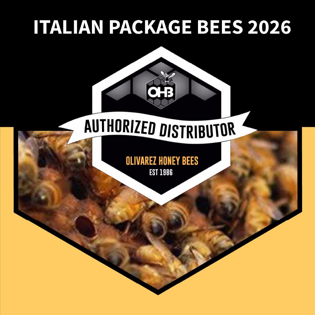 Olivarez Honey Bees – Italian Package Bees (For Pickup Only)