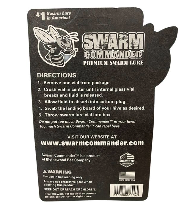 Swarm Commander Crush Vials-5 Pack - Blue Ridge Honey Company
