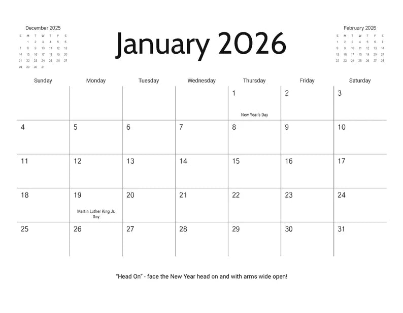 The Bee Beautiful Calendar 2026 - Blue Ridge Honey Company