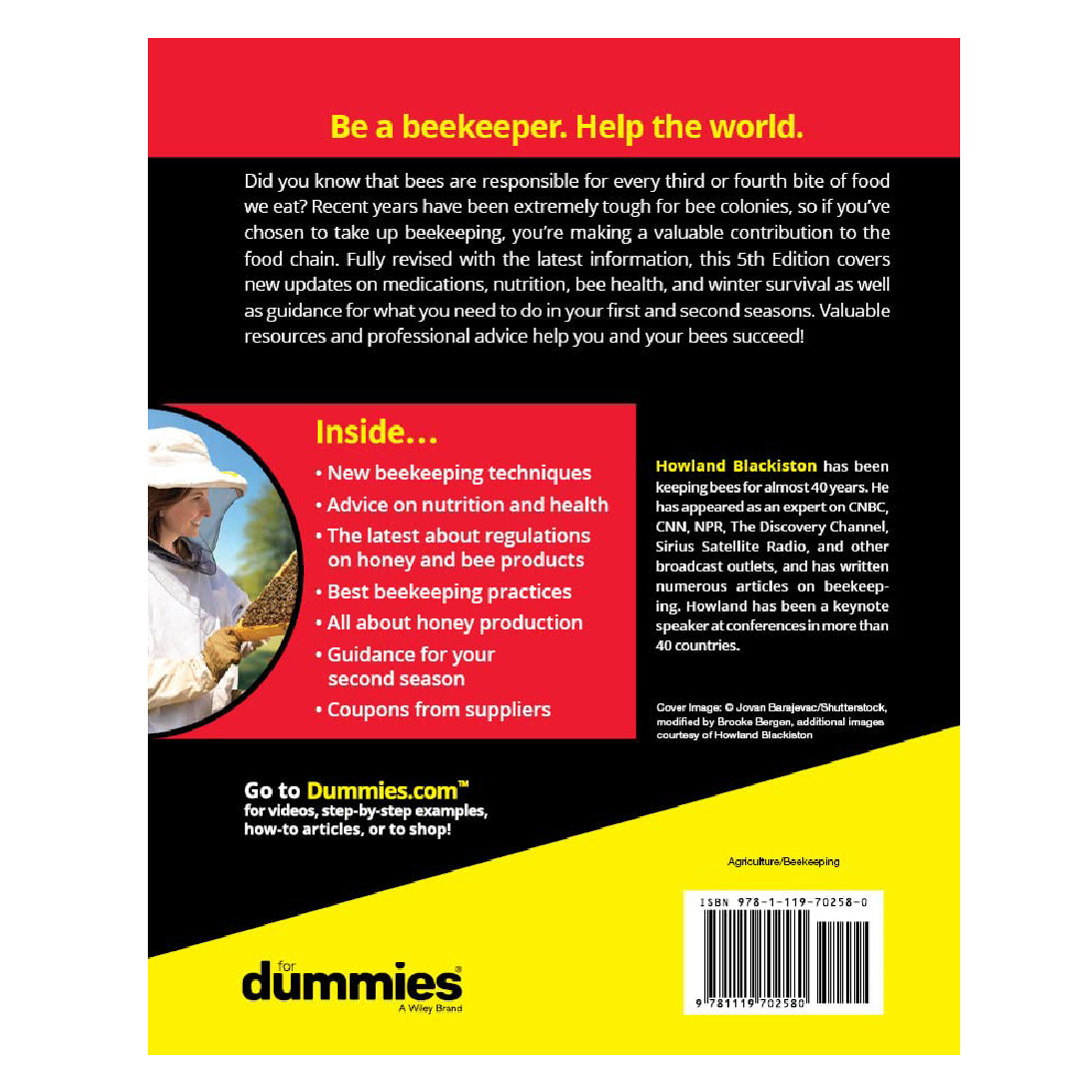 Beekeeping for Dummies 5th Edition